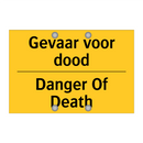 Gevaar voor dood - Danger Of Death & Gevaar voor dood - Danger Of Death