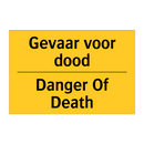 Gevaar voor dood - Danger Of Death & Gevaar voor dood - Danger Of Death