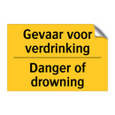 Gevaar voor verdrinking - Danger of drowning & Gevaar voor verdrinking - Danger of drowning