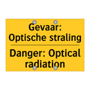 Gevaar: Optische straling - Danger: Optical radiation