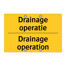 Drainage operatie - Drainage operation & Drainage operatie - Drainage operation