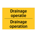 Drainage operatie - Drainage operation & Drainage operatie - Drainage operation