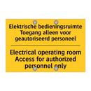 Elektrische bedieningsruimte Toegang /.../ - Electrical operating room Access /.../