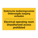 Elektrische bedieningsruimte Onbevoegde /.../ - Electrical operating room Unauthorized /.../