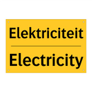 Elektriciteit - Electricity & Elektriciteit - Electricity & Elektriciteit - Electricity