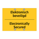Elektronisch beveiligd - Electronically Secured & Elektronisch beveiligd - Electronically Secured