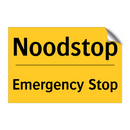 Noodstop - Emergency Stop & Noodstop - Emergency Stop & Noodstop - Emergency Stop