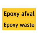 Epoxy afval - Epoxy waste & Epoxy afval - Epoxy waste & Epoxy afval - Epoxy waste