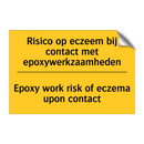 Risico op eczeem bij contact met epoxywerkzaamheden - Epoxy work risk of eczema upon contact