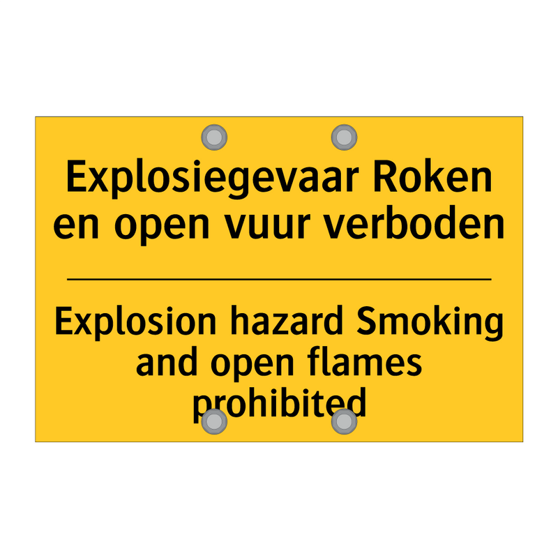 Explosiegevaar Koop Explosiegevaar Roken en open vuur verboden - Explosion hazard ...