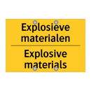 Explosieve materialen - Explosive materials & Explosieve materialen - Explosive materials