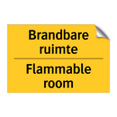 Brandbare ruimte - Flammable room & Brandbare ruimte - Flammable room