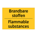 Brandbare stoffen - Flammable substances & Brandbare stoffen - Flammable substances