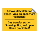 Gasoverdrachtstation Roken, vuur /.../ - Gas transfer station Smoking, /.../