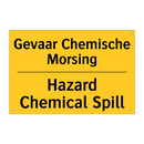 Gevaar Chemische Morsing - Hazard Chemical Spill & Gevaar Chemische Morsing - Hazard Chemical Spill