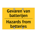 Gevaren van batterijen - Hazards from batteries & Gevaren van batterijen - Hazards from batteries