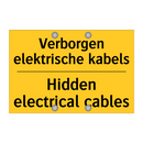 Verborgen elektrische kabels - Hidden electrical cables