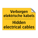 Verborgen elektrische kabels - Hidden electrical cables