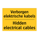 Verborgen elektrische kabels - Hidden electrical cables
