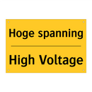 Hoge spanning - High Voltage & Hoge spanning - High Voltage & Hoge spanning - High Voltage