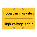 Hoogspanningskabel - High voltage cable & Hoogspanningskabel - High voltage cable
