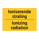 Ioniserende straling - Ionizing radiation & Ioniserende straling - Ionizing radiation