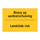 Risico op aardverschuiving - Landslide risk & Risico op aardverschuiving - Landslide risk