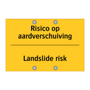 Risico op aardverschuiving - Landslide risk & Risico op aardverschuiving - Landslide risk