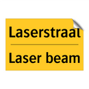 Laserstraal - Laser beam & Laserstraal - Laser beam & Laserstraal - Laser beam