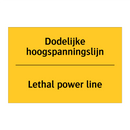 Dodelijke hoogspanningslijn - Lethal power line & Dodelijke hoogspanningslijn - Lethal power line
