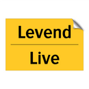 Levend - Live & Levend - Live & Levend - Live & Levend - Live