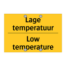 Lage temperatuur - Low temperature & Lage temperatuur - Low temperature