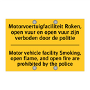 Motorvoertuigfaciliteit Roken, /.../ - Motor vehicle facility Smoking, /.../