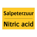 Salpeterzuur - Nitric acid & Salpeterzuur - Nitric acid & Salpeterzuur - Nitric acid