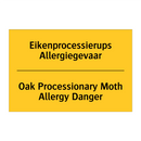 Eikenprocessierups Allergiegevaar - Oak Processionary Moth Allergy Danger