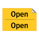 Open & Open & Open & Open