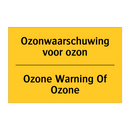 Ozonwaarschuwing voor ozon - Ozone Warning Of Ozone