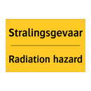 Stralingsgevaar - Radiation hazard & Stralingsgevaar - Radiation hazard