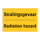 Stralingsgevaar - Radiation hazard & Stralingsgevaar - Radiation hazard