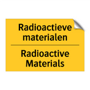 Radioactieve materialen - Radioactive Materials & Radioactieve materialen - Radioactive Materials