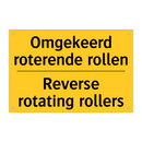 Omgekeerd roterende rollen - Reverse rotating rollers