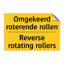 Omgekeerd roterende rollen - Reverse rotating rollers