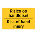 Risico op handletsel - Risk of hand injury & Risico op handletsel - Risk of hand injury