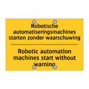 Robotische automatiseringsmachines /.../ - Robotic automation machines start /.../