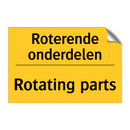 Roterende onderdelen - Rotating parts & Roterende onderdelen - Rotating parts