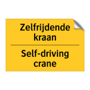 Zelfrijdende kraan - Self-driving crane & Zelfrijdende kraan - Self-driving crane