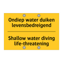 Ondiep water duiken levensbedreigend - Shallow water diving life-threatening