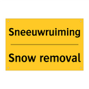 Sneeuwruiming - Snow removal & Sneeuwruiming - Snow removal & Sneeuwruiming - Snow removal