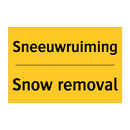 Sneeuwruiming - Snow removal & Sneeuwruiming - Snow removal & Sneeuwruiming - Snow removal
