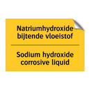 Natriumhydroxide bijtende vloeistof - Sodium hydroxide corrosive liquid